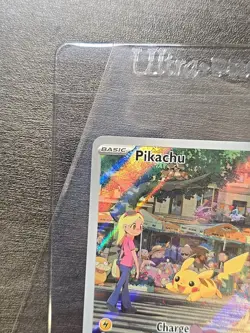 Pikachu 173/165 Illustration Rare Pokemon 151 Card Near Mint English - Image 12