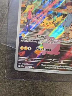 Pikachu 173/165 Illustration Rare Pokemon 151 Card Near Mint English - Image 15