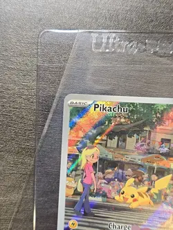 Pikachu 173/165 Illustration Rare Pokemon 151 Card Near Mint English - Image 2