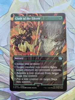 MTG: Clash of the Eikons 0341 Borderless FOIL card Final Fantasy NM/M - Image 3