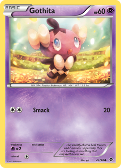 Gothita 44/98 Common | Emerging Powers | Pokemon Card - Image 2
