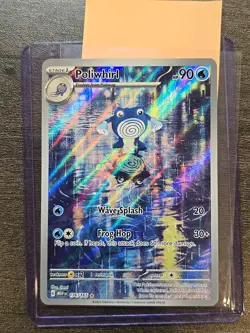 Poliwhirl 176/165 Illustration Rare Pokemon 151 Card English Near Mint - Image 3
