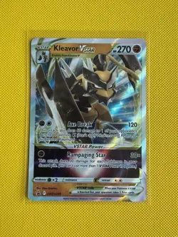 Pokemon Kleavor VSTAR SWSH249 Black Star Promo Card Near Mint Condition - Image 1