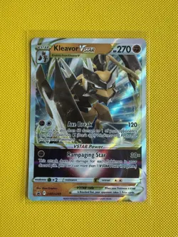Pokemon Kleavor VSTAR SWSH249 Black Star Promo Card Near Mint Condition - Image 3