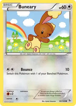 Buneary 84/106 Common | Flashfire | Pokemon Card - Image 1