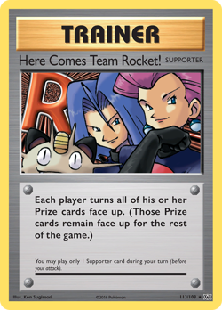 Here Comes Team Rocket! 113/108 Rare Secret | Evolutions | Pokemon Card - Image 2