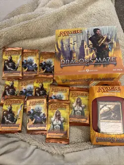 Magic the Gathering Dragons Maze Fat Pack Sealed Box Intro Pack Booster Packs - Image 4