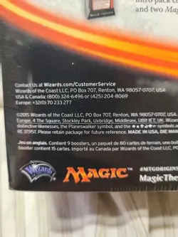 MTG Magic Origins Jace Fat Pack Bundle Box Factory Sealed w/ 9 Packs SEEPICS - Image 6