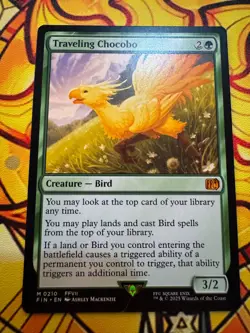 Final Fantasy MTG Magic Traveling Chocobo Non-Foil Rare - Image 2