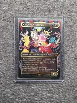 MTG - FOIL Kefka, Court Mage (Borderless) (0322) - NM / English - Image 3
