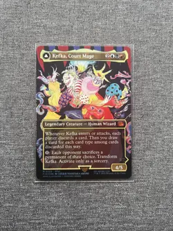 MTG - FOIL Kefka, Court Mage (Borderless) (0322) - NM / English - Image 4
