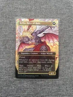 MTG - FOIL Kefka, Court Mage (Borderless) (0322) - NM / English - Image 5