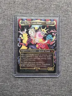 MTG - FOIL Kefka, Court Mage (Borderless) (0322) - NM / English - Image 6
