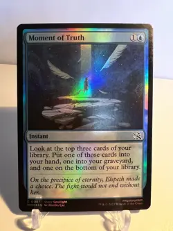 Magic the Gathering Foil Moment of Truth March of the Machine MTG Free Shipping! - Image 3