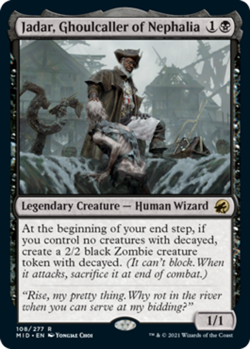 MTG Jadar, Ghoulcaller of Nephalia, Innistrad: Midnight Hunt, Lightly Played, En - Image 2