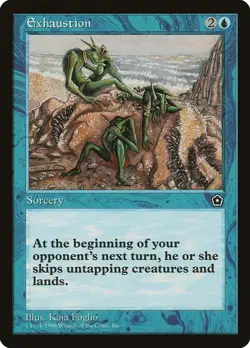 MTG Exhaustion Portal 2 Second Age Rare NM - Image 1