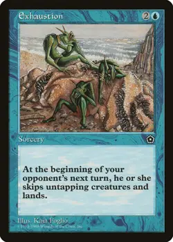 MTG Exhaustion Portal 2 Second Age Rare NM - Image 2