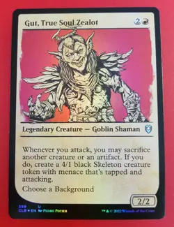1x Gut, True Soul Zealot | FOIL Showcase | Battle for Baldur's Gate | MTG Magic - Image 5