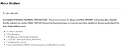 Magic: The Gathering Final Fantasy Bundle: Gift Edition Walmart Receipt**In Hand - Image 6