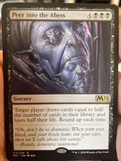 Magic the Gathering: Core 2031; Peer Into The Abyss Rare 274 - Image 1