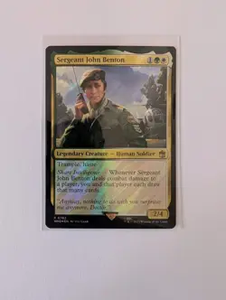 MTG Sergeant John Benton Surge Foil 0762 Doctor Who Magic Gathering - Image 3