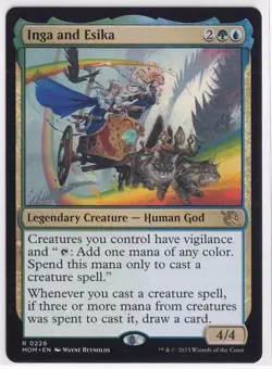 2023 Magic The Gathering March of the Machine #229 Inga and Esika R - Image 1