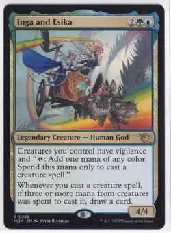 2023 Magic The Gathering March of the Machine #229 Inga and Esika R - Image 2