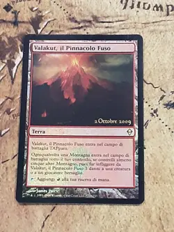 Valakut the Molten Pinnacle -  (Valakut, Il Pinnacolo Fuso) ITALIAN PROMO FOIL - Image 1
