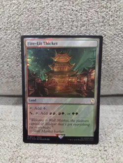 MTG Final Fantasy Fire-Lit Thicket, Surge Foil, Final Fantasy, Magic MTG NM - Image 5