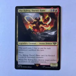Magic the Gathering LoTR #195 The Balrog Durin’s Bane Rare - Image 3