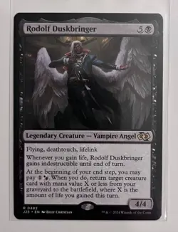 MTG – Jumpstart 2025 – Rodolf Duskbringer - Rare 0025 - Image 1