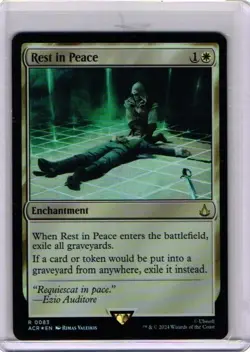 Rest in Peace 0083 Foil Universes Beyond: Assassin's Creed ACR MTG NM - Image 1