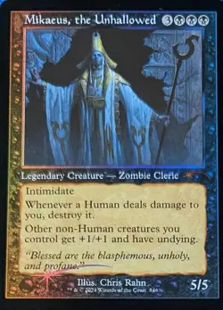 MTG Mikaeus, the Unhallowed - Foil - Retro Frame, Secret Lair Drop Series, Near - Image 1