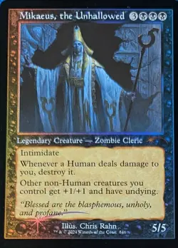 MTG Mikaeus, the Unhallowed - Foil - Retro Frame, Secret Lair Drop Series, Near - Image 2