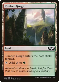 2x Timber Gorge - Foil Core Set 2019 LP MTG - Image 2