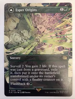 MtG FIN Esper Origins / Summon: Esper Maduin 0370 R Borderless Non-Foil - Image 2