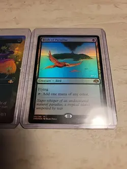 Birds Of Paradise X2 FOIL (1 Borderless) Dominaria Remasted Pack Fresh MTG NM/M - Image 2