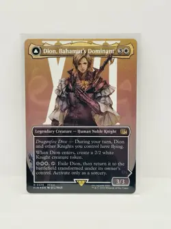 Dion, Bahamut's Dominant (Borderless) Rare MTG Final Fantasy FOIL (NOT SURGE) - Image 3