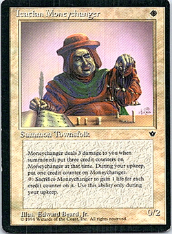 Icatian Moneychanger (A) Magic The Gathering Fallen Empires Light Play - Image 2