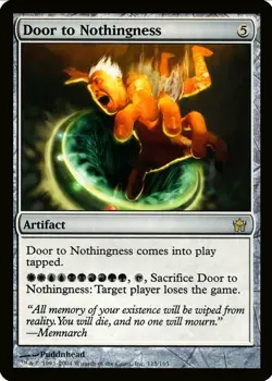 X 1 Door to Nothingness NM Fifth Dawn 115 MTG Magic The Gathering - Image 1