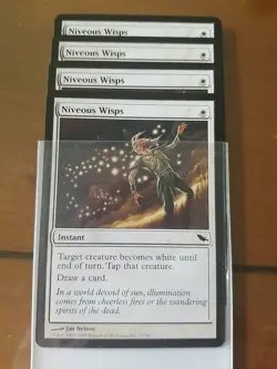 4x Niveous Wisps NM, English Shadowmoor MTG Magic - Image 2