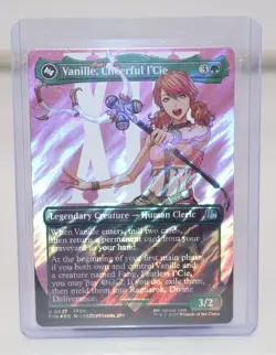 Vanille, Cheerful I'Cie Borderless Surge Foil - Final Fantasy MTG - Image 1