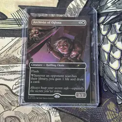 Archivist Of Oghma Borderless Foil MTG Single, Secret Lair Rare 0874 Near Mint - Image 7