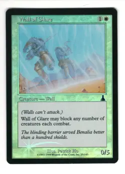 MTG Foil Wall of Glare #25 Urza's Destiny - Image 1