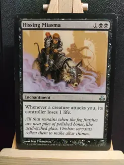 Hissing Miasma - Guildpact - Uncommon - NM/LP (see pics) MTG - Image 1