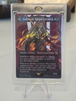 Final Fantasy MtG (Magic the Gathering) - Sephiroth Fabled SOLDIER Surge Foil NM - Image 1