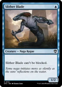 MTG Outlaws of Thunder Junction Commander - Slither Blade - Image 1