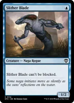 MTG Outlaws of Thunder Junction Commander - Slither Blade - Image 2