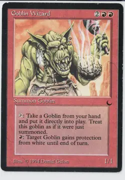 Goblin Wizard - The Dark - Magic The Gathering - MTG (A) - Image 1