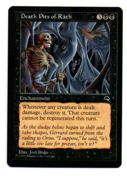 MTG Death Pits of Rath X1 Tempest edition rare - Image 1